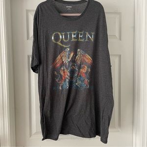 Queen Tshirt 4XL Tall Grey